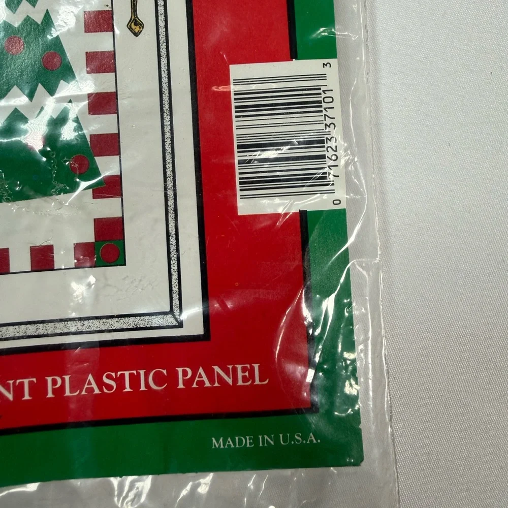 VINTAGE 1995 JEANMARIE CREATIONS Christmas Door Decorations Set Santa Tree NEW‎
